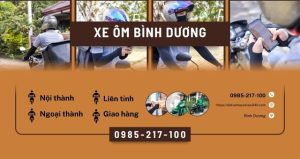 Đặt Xe Ôm Bình Dương Giá Rẻ - Gọi Ngay 0985217100